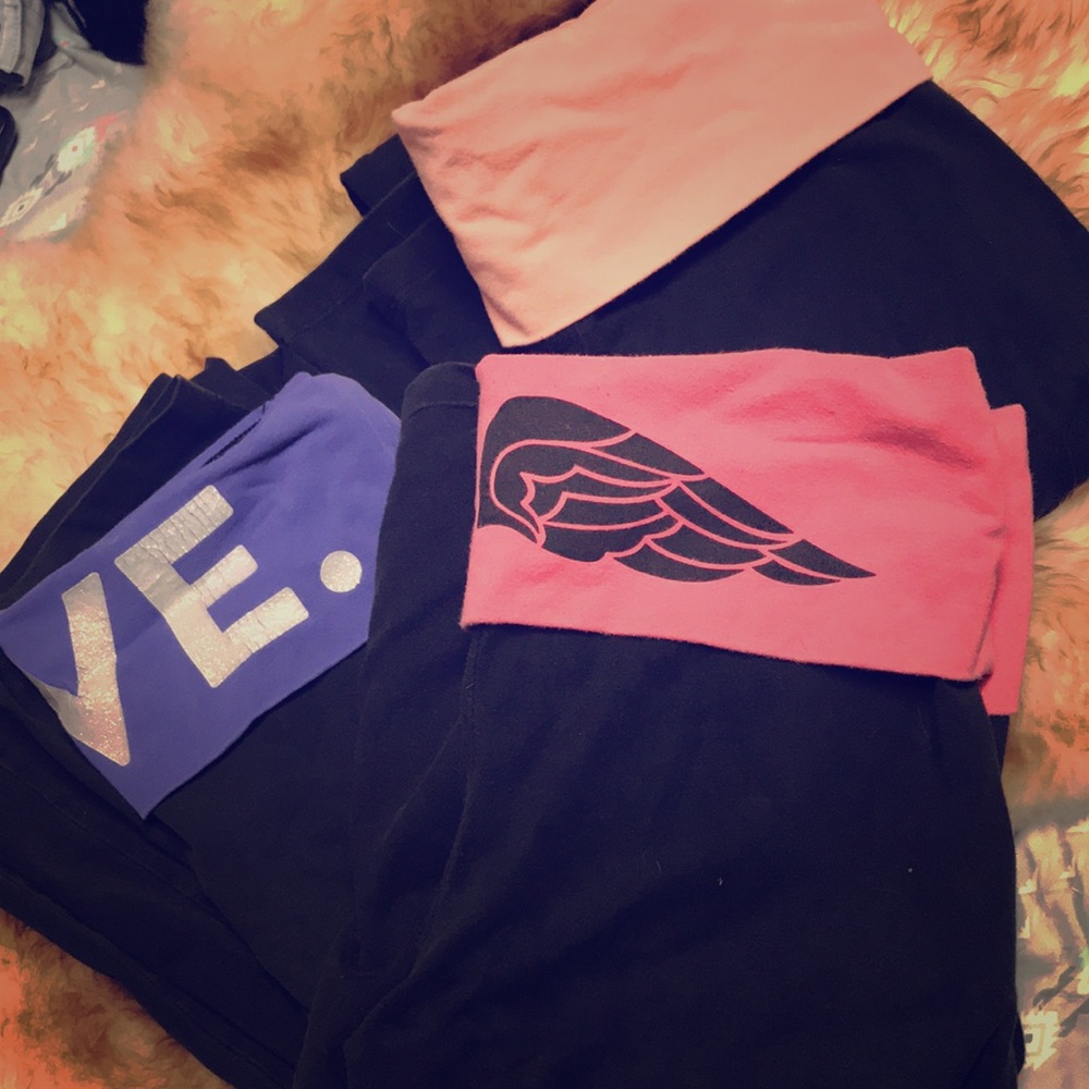 Victoria secret extra long boot cut yoga pants